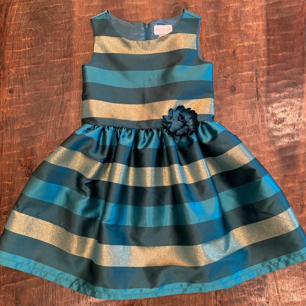 Green & Gold Dress